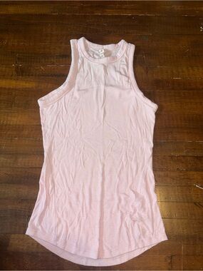lululemon athletica Light Pink Ribbed Tank Top